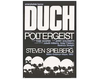 POLTERGEIST | Steven Spielberg | Geest | Originele Poolse filmposter | 1984 | Erol kunstwerk!