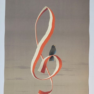 2nd Festival of Polish Music 17/01 - 18/05/1955 | Original Polish Poster Trepkowski art! &#39;1955