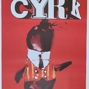 Sigillo CYRK polacco vintage originale! Swierzy arte &#39;1979