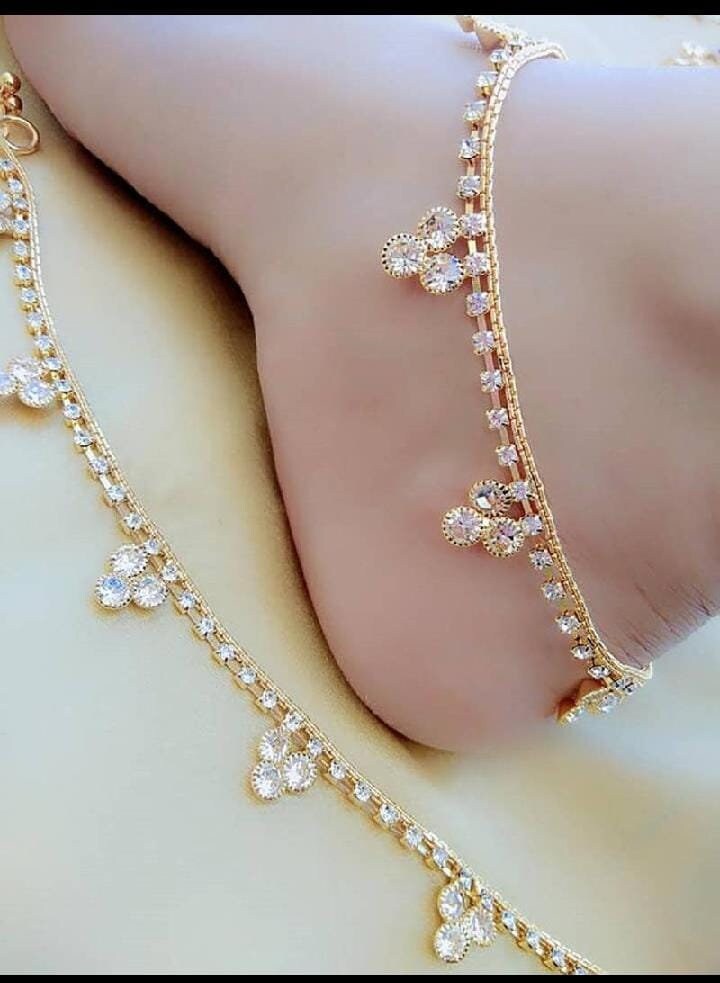 Beautiful Anklets For Women/ Girl / Payal /Traditional Foot Etsy