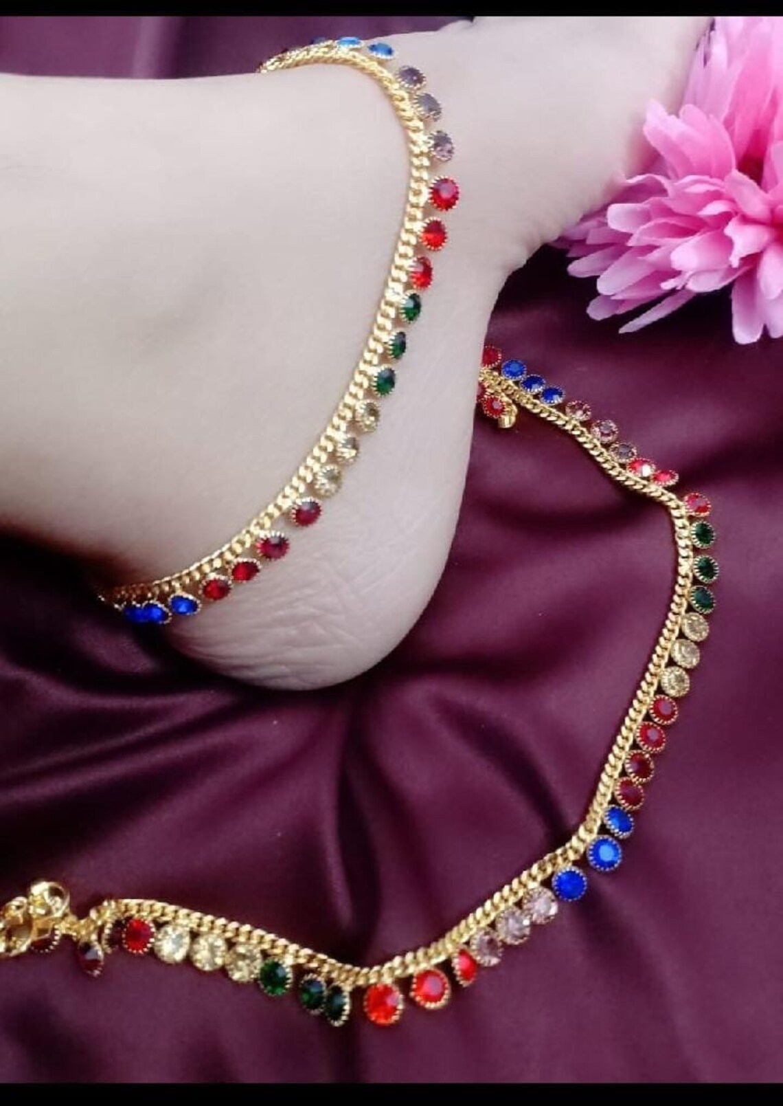 Beautiful Anklets For Women/ Girl / Payal /Traditional Foot Etsy