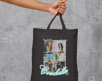 Sac fourre-tout en toile de coton Lana Del Rey Billie Eilish Coachella 2024 , Billie Eilish Merch , Lana Del Rey Coachella , Lana Del Rey Merch