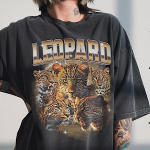 90s Leopard Top - Etsy