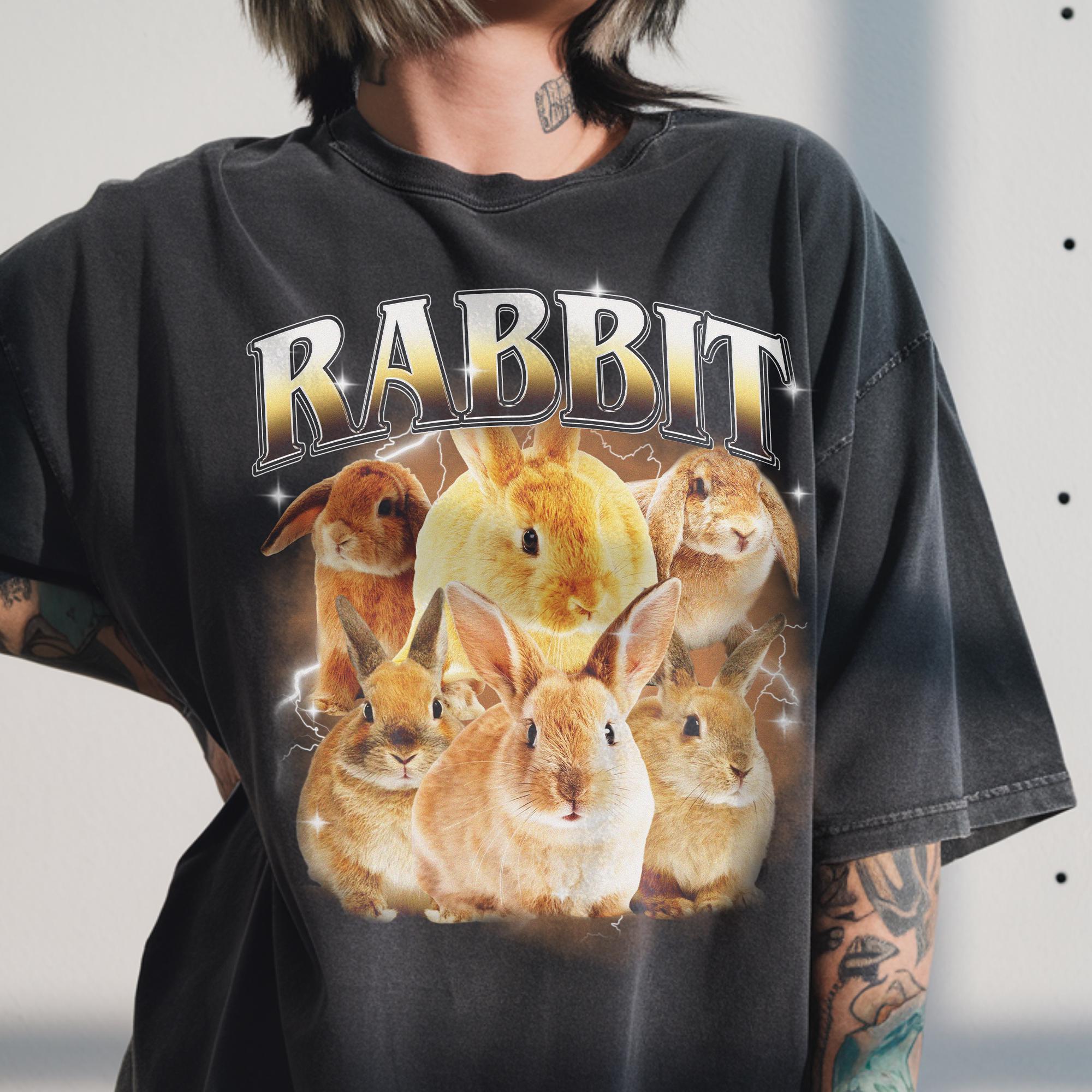 90s Rabbit Meme Vintage Rabbit Shirt, 90s Bootleg Graphic, Animal Bunny Top, Pet Rabbit ...