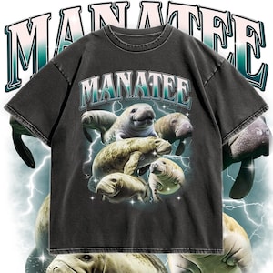 マナティー　Tシャツ 90's MANATEE ART Tshirt 90年代 マナティー アートTシャツ 動物