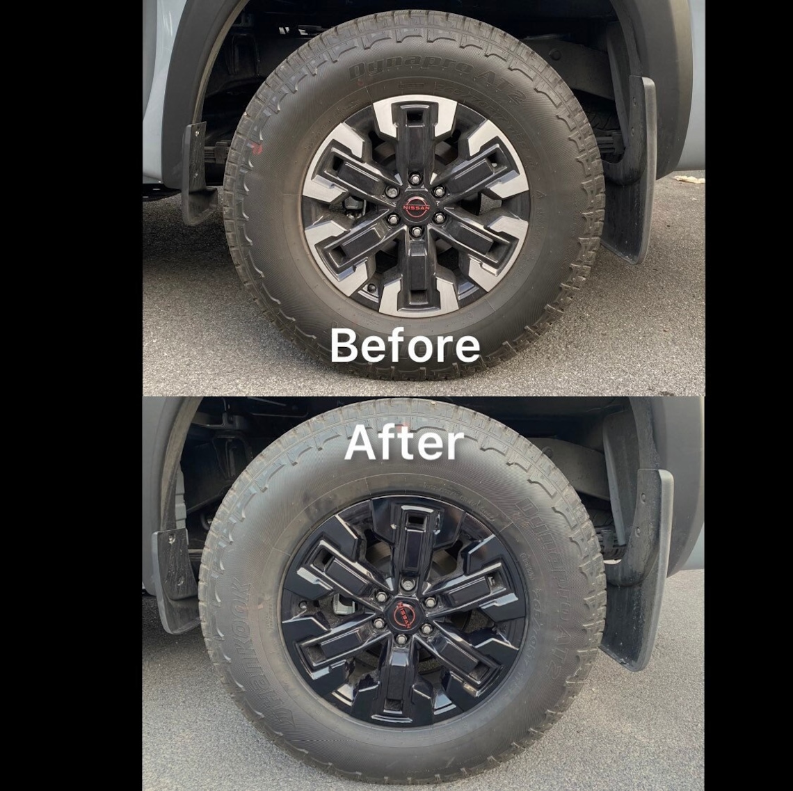 2022 Nissan Frontier Wheel Blackout Vinyl Decals Etsy