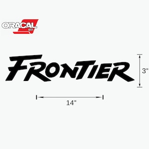 Nissan Frontier Logo/Bedside Decals (Set of 2)