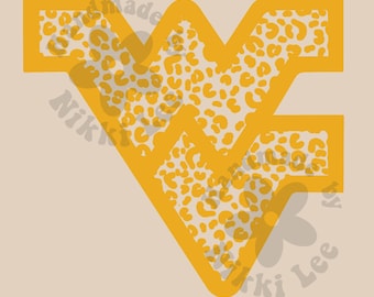 Gul WV png, West Virginia png, College png, Sport, png, Gepard png, Flygande png, Flygande WV png