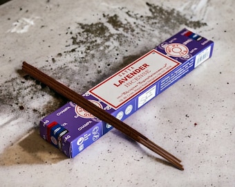 lavanda / incienso satya sai baba / ceremonia de limpieza