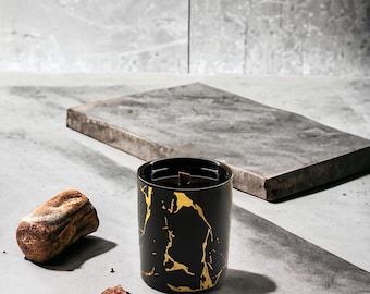 vela santal / vasija de cerámica de firma / decoración del hogar