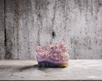 caja de cristal / cristales / amatista / pirita / cuarzo / selenita / meditación / caja de regalo