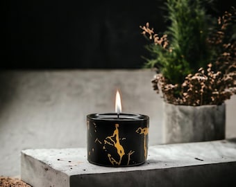 vela santal / pequeño recipiente de firma