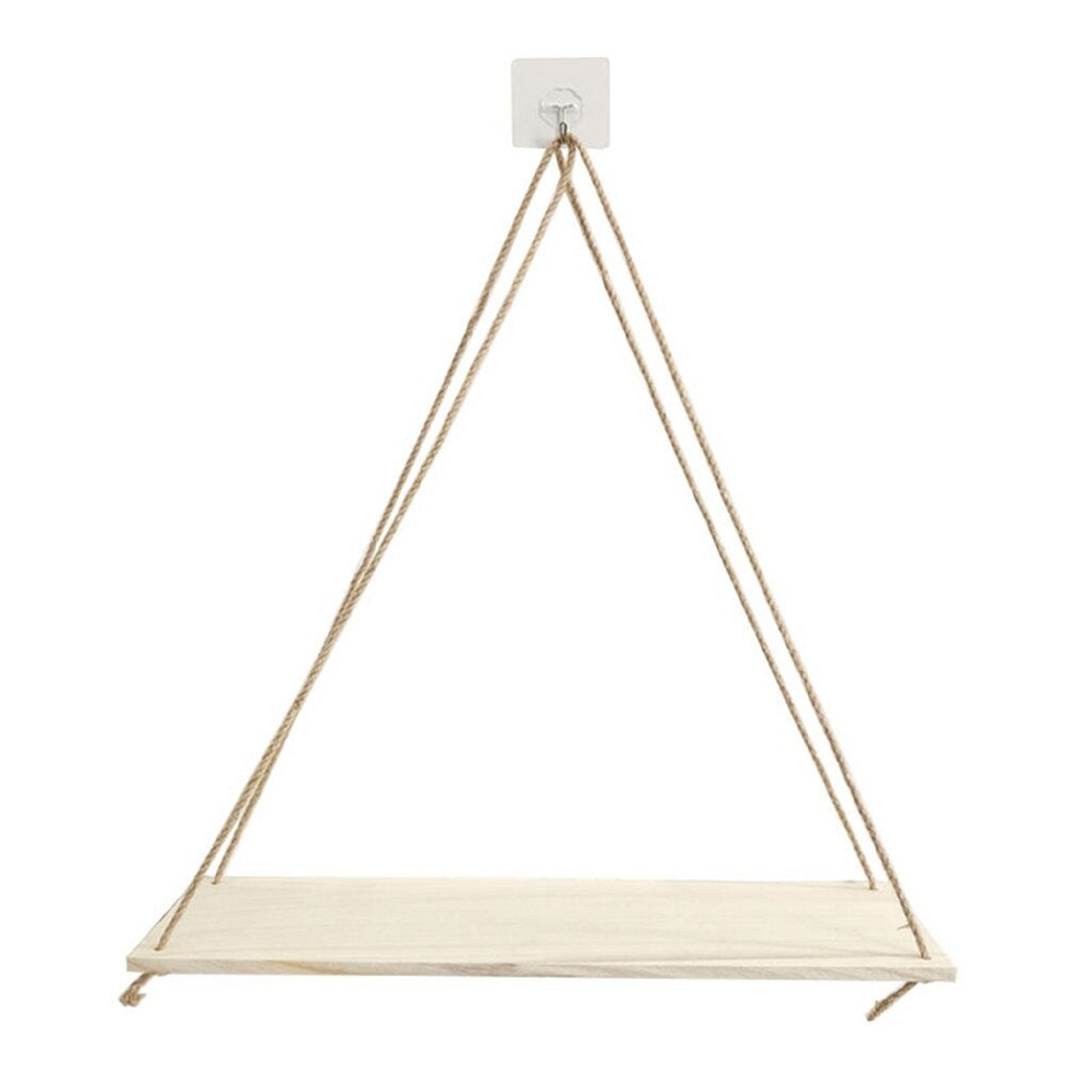 NUEVO wood Swing colgante cuerda pared montada estantes planta | Etsy