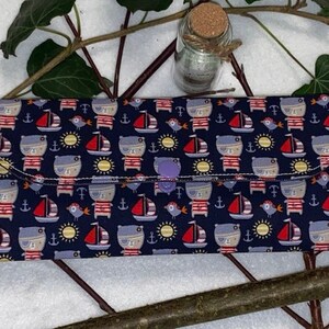 Enveloppe / pochette cadeau en tissu imprimé pour chèque, billet, ticket, jeux à gratter, place de concert...