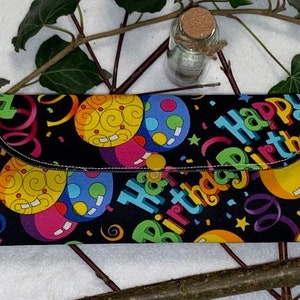 Enveloppe / pochette cadeau en tissu imprimé pour chèque, billet, ticket, jeux à gratter, place de concert...
