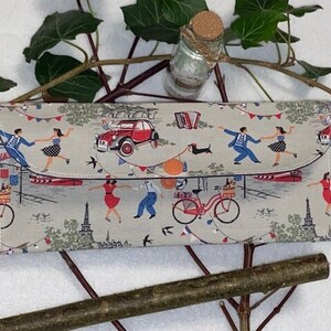 Enveloppe / pochette cadeau en tissu imprimé pour chèque, billet, ticket, jeux à gratter, place de concert...