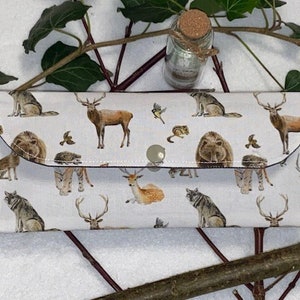 Enveloppe / pochette cadeau en tissu imprimé pour chèque, billet, ticket, jeux à gratter, place de concert...