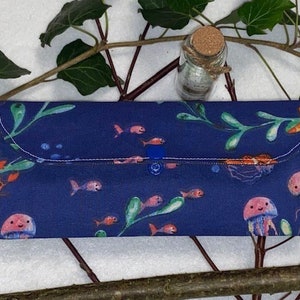 Enveloppe / pochette cadeau en tissu imprimé pour chèque, billet, ticket, jeux à gratter, place de concert...