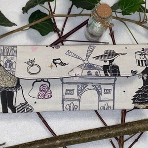 Enveloppe / pochette cadeau en tissu imprimé pour chèque, billet, ticket, jeux à gratter, place de concert...