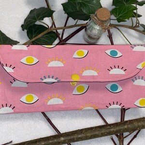 Enveloppe / pochette cadeau en tissu imprimé pour chèque, billet, ticket, jeux à gratter, place de concert...