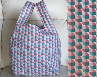 Tote-Bag / sac de course / sac shopping / fourre-tout...pliable avec poche de rangement