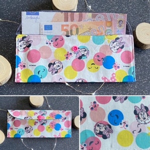 Enveloppe / pochette cadeau en tissu imprimé pour chèque, billet, ticket, jeux à gratter, place de concert...