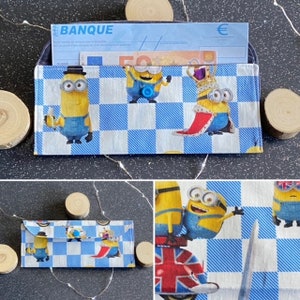 Enveloppe / pochette cadeau en tissu imprimé pour chèque, billet, ticket, jeux à gratter, place de concert...