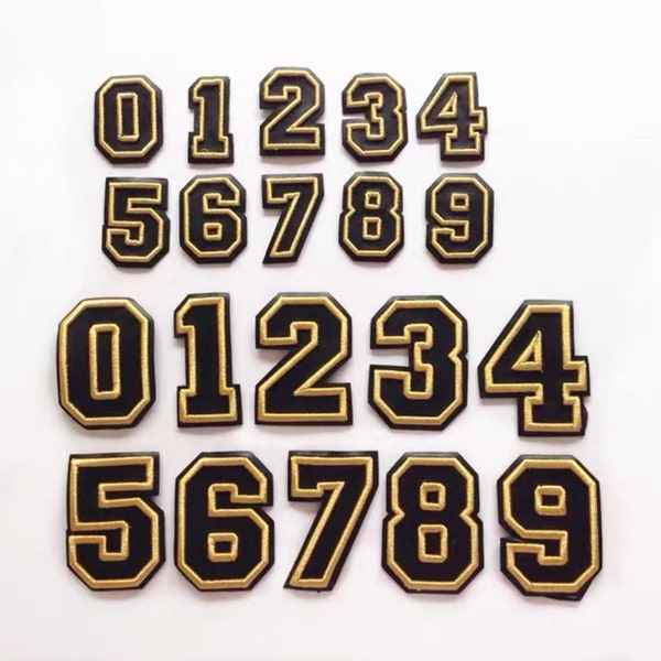 number patch /Embroidered patch /Sew on patch /Uniforms decor/ Embroidery 0 1 2 3 4 5 6 7 8 9