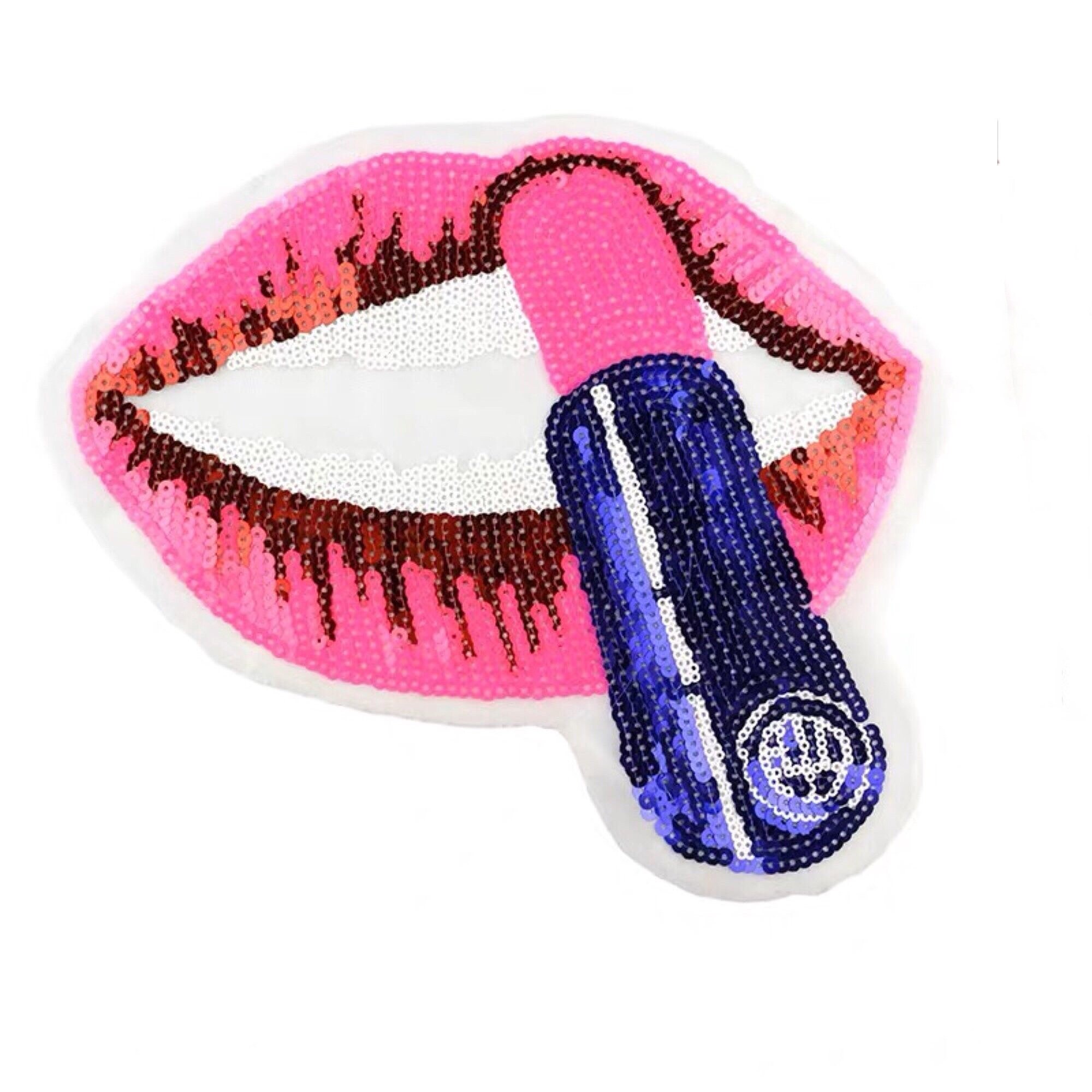 Lip patch /Lipstick/Sequined patch/ mouth patch /back patch Etsy