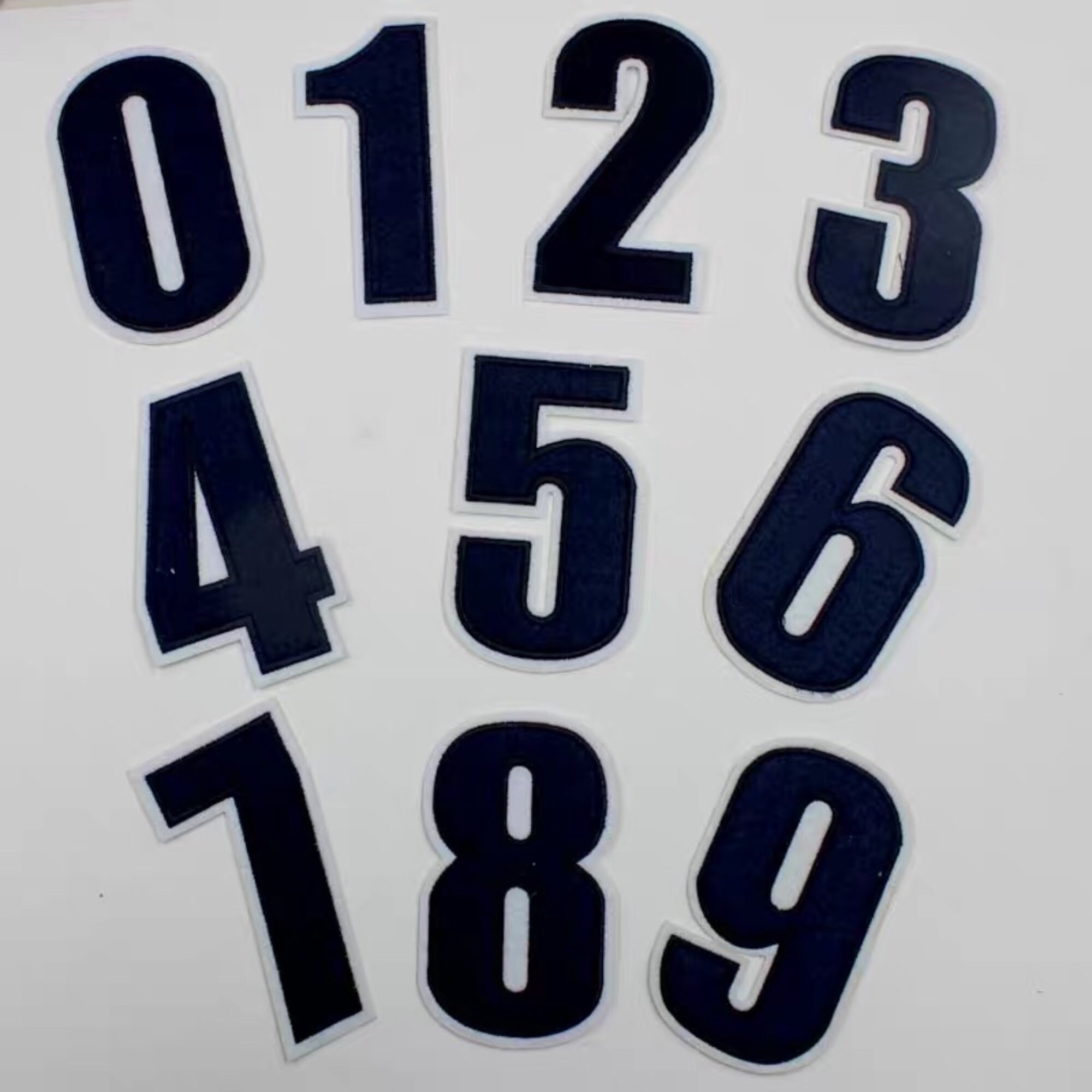 Large Number Patch /embroidered Patch /iron on Patch /sew on Etsy