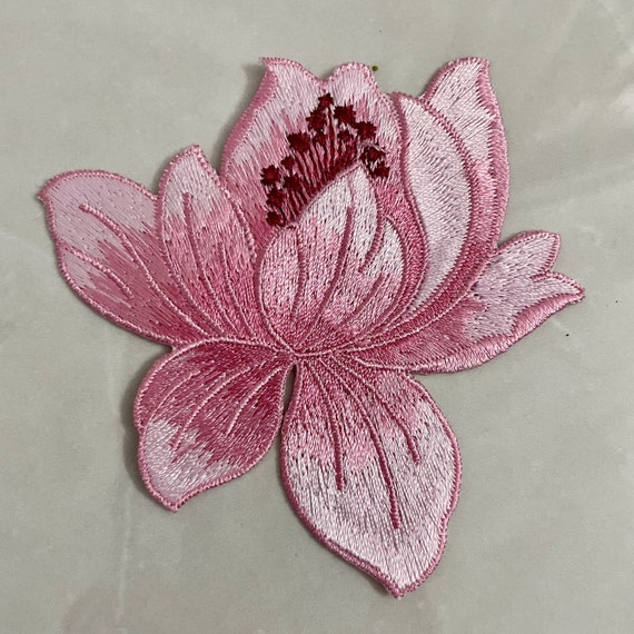 Special Large Flower Iron on Patches, Embroidery, High Quality 