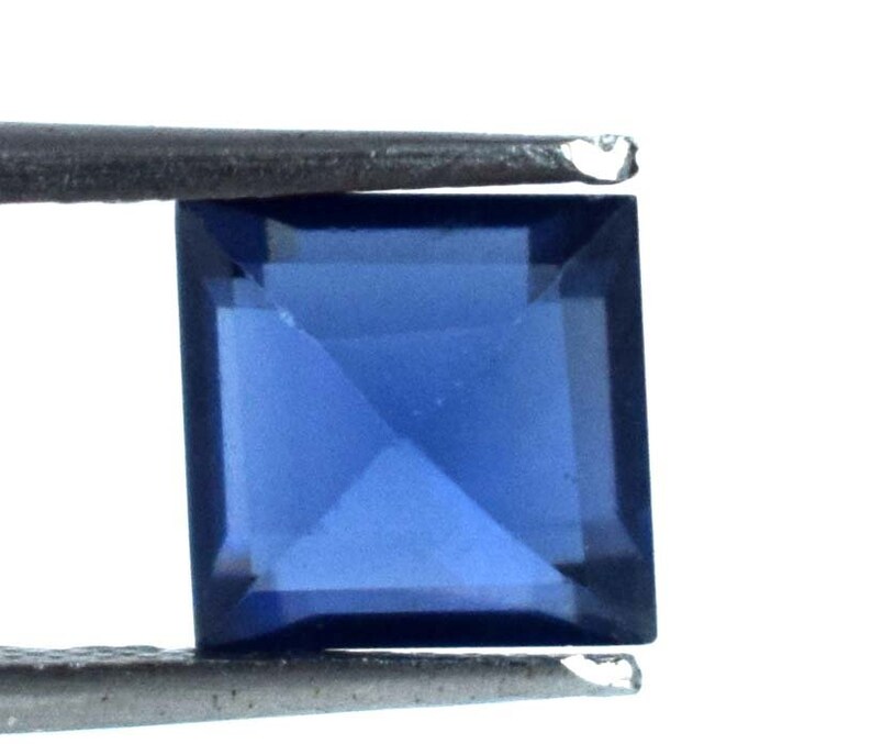 Discount Offer Natural Blue Tanzanite Loose Gemstone 4.10 Ct Square Cut AGI Certified S4544