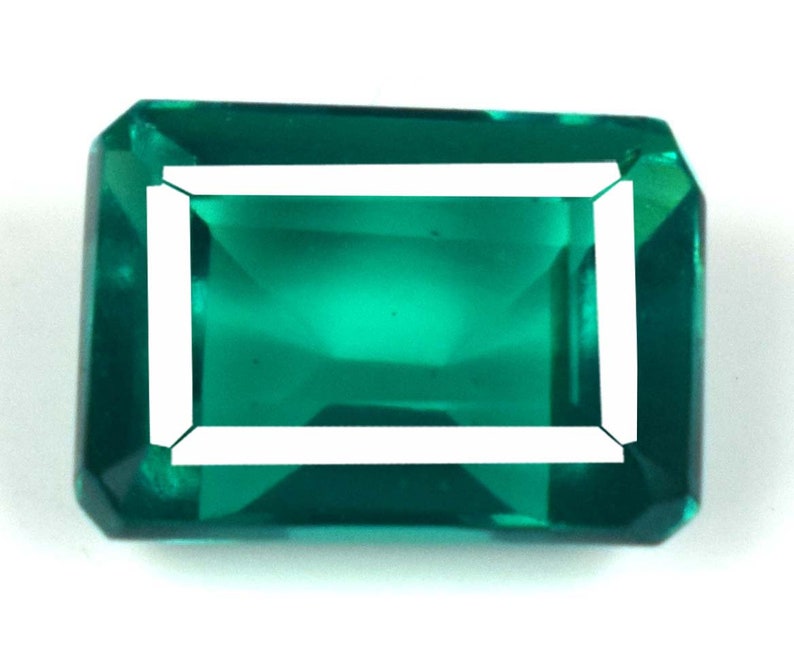 Colombian Green Emerald 13.40 Ct Emerald Cut Gemstone 100/% Natural VS Clarity AGI Certified Z5767