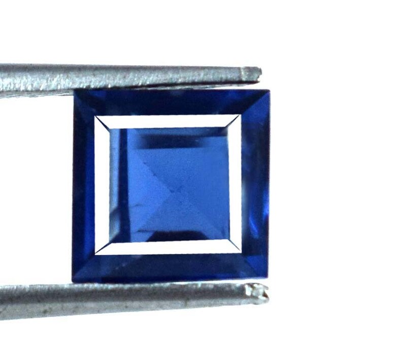 Discount Offer Natural Blue Tanzanite Loose Gemstone 4.10 Ct Square Cut AGI Certified S4544