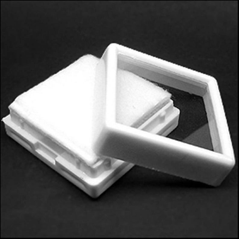 6 Packs White /& Black Plastic Put Box 120 Pcs30 mm For Diamond Exhibition Case Stock Clearance