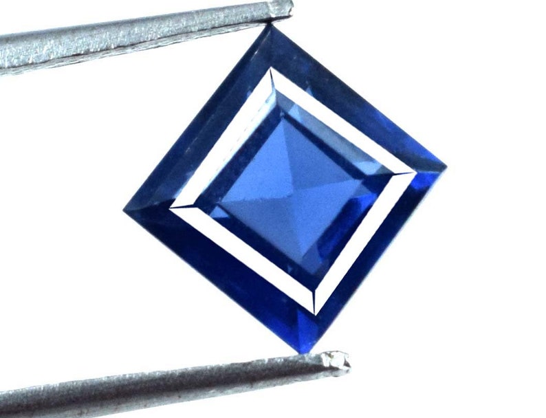 Discount Offer Natural Blue Tanzanite Loose Gemstone 4.10 Ct Square Cut AGI Certified S4544