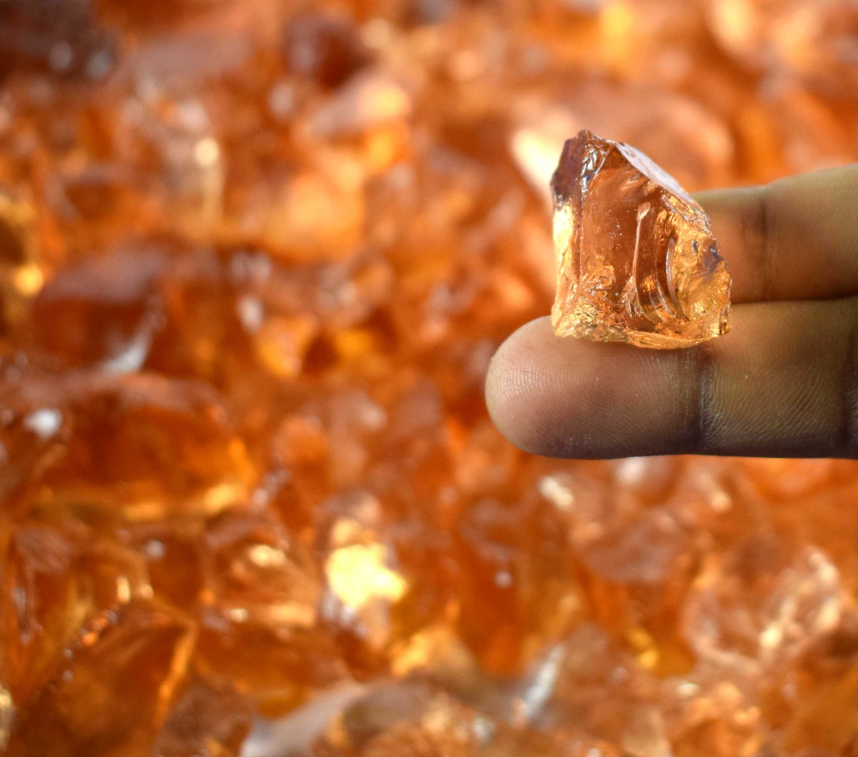 Weekend Offer 1000 Ct Orange Topaz Gemstone Rough Natural | Etsy