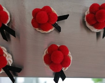 Magnet medium Bollenhut Black Forest