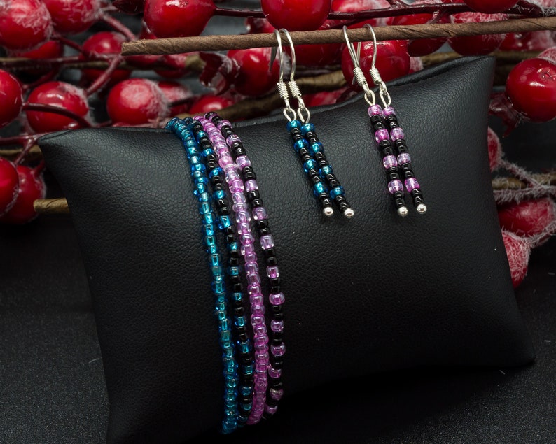 small glass beads bracelet Frozen inspired jewelry pretty gift for 10 years old girl