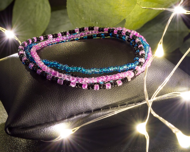 small glass beads bracelet Frozen inspired jewelry pretty gift for 10 years old girl
