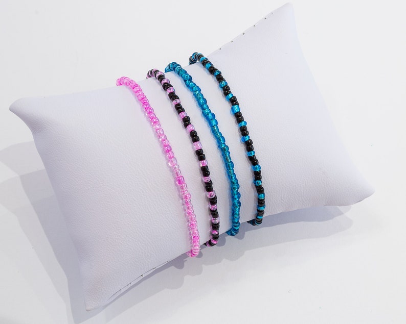 small glass beads bracelet Frozen inspired jewelry pretty gift for 10 years old girl