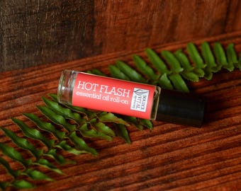 Roll-on de aceite esencial para aliviar los sofocos: aromaterapia refrescante para mujeres