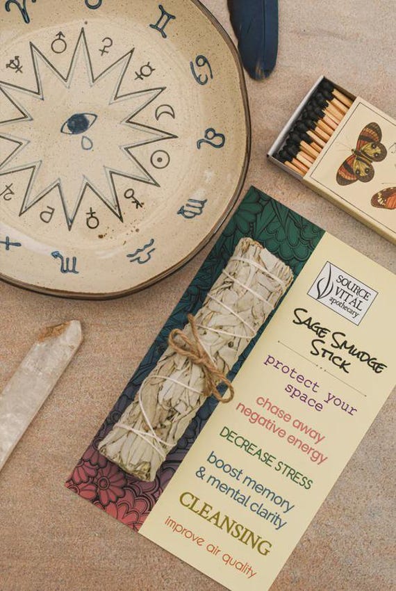 Sage Smudge Stick: Cleansing Space, Decreasing Stress