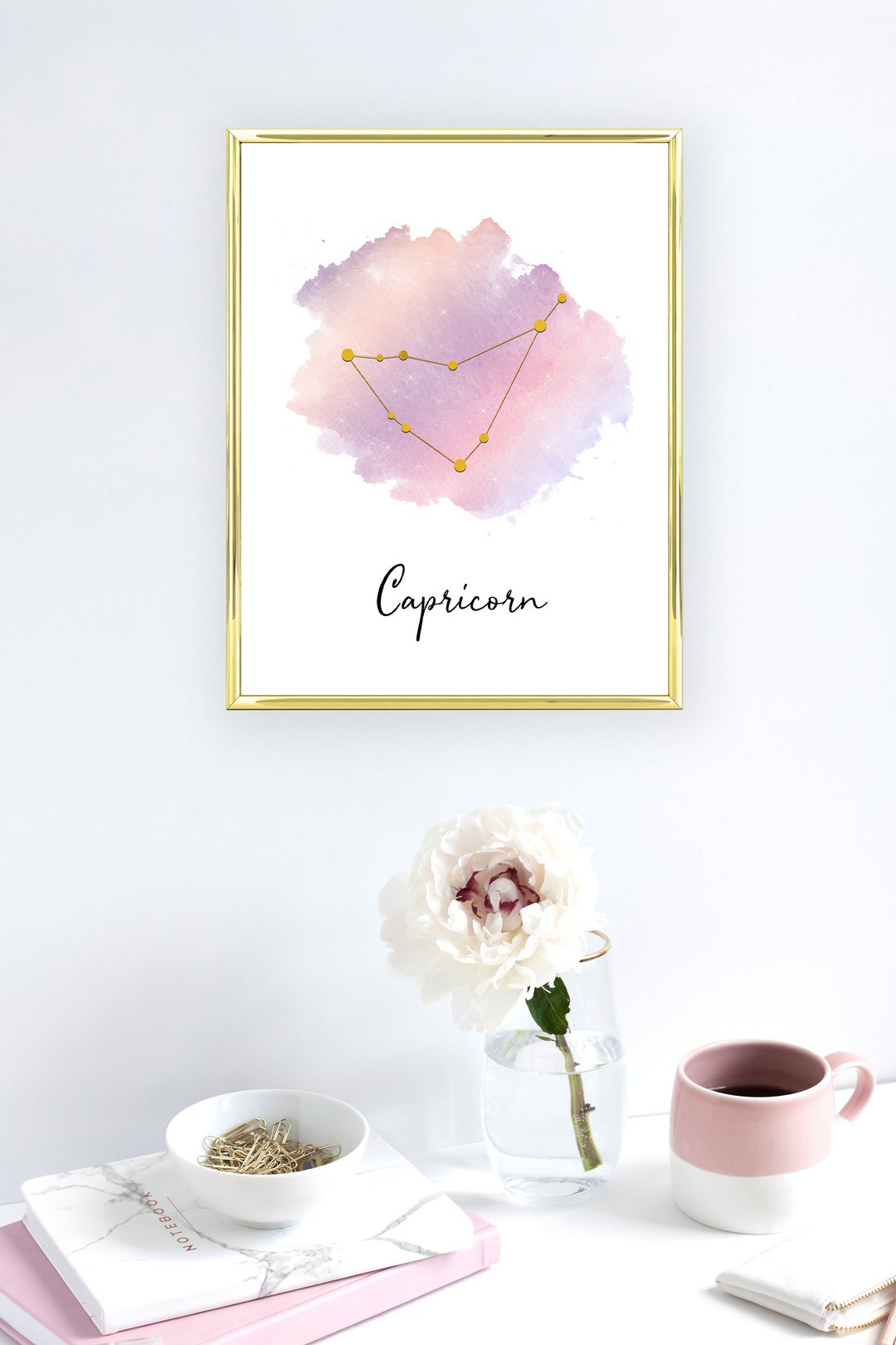 Capricorn Wall Art Decorate Your Home Office With This Etsy UK