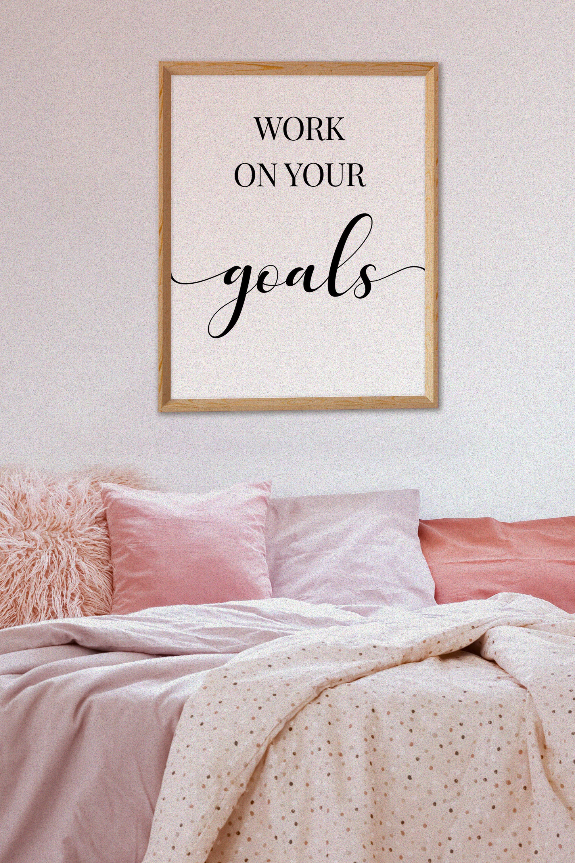 inspirational quote wall art printable decorate your home etsy