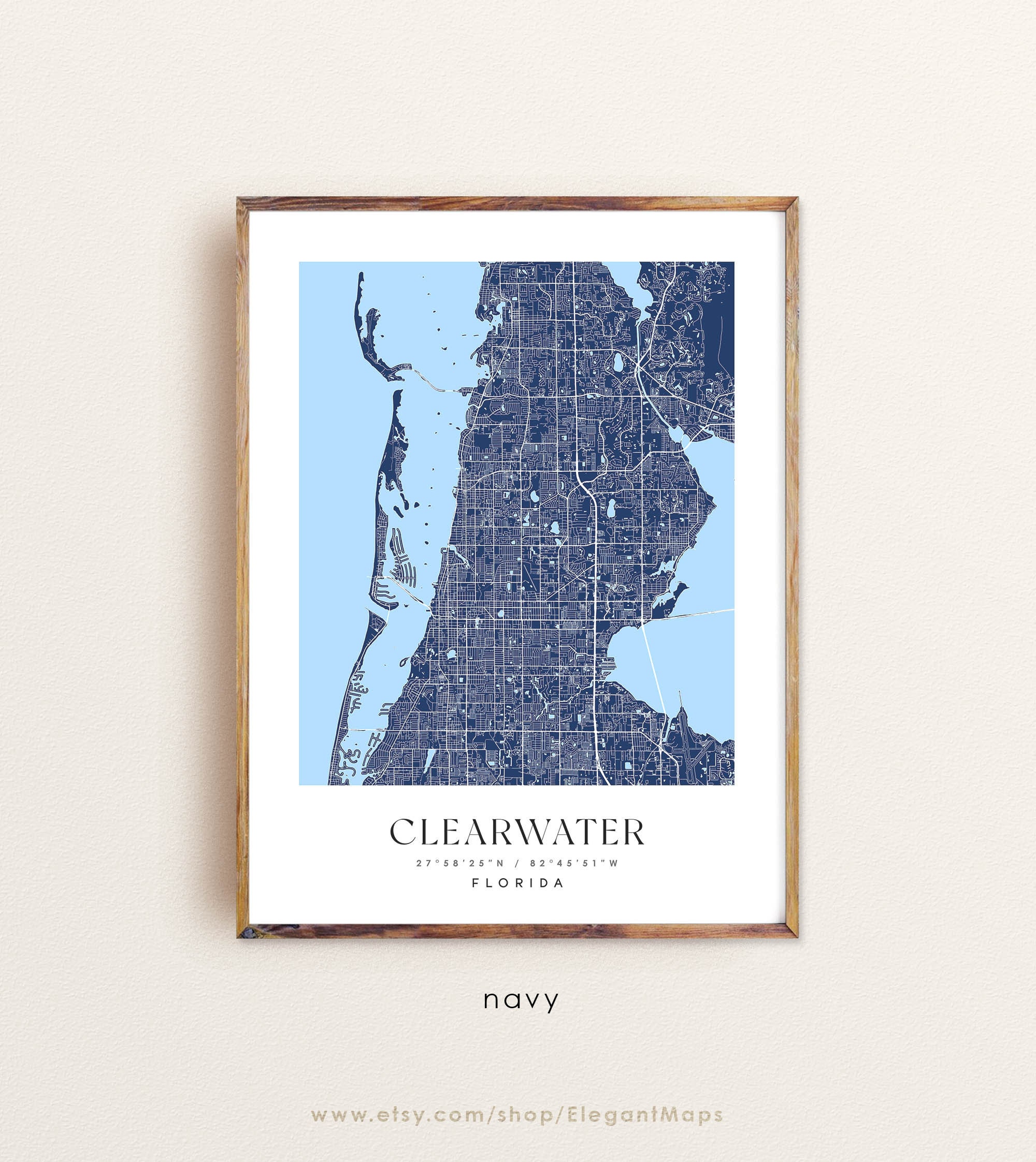 Clearwater Florida Map - 81xii6i