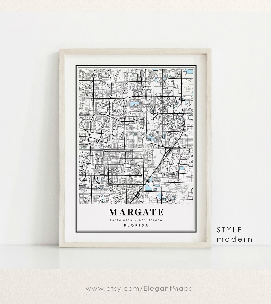 Margate Florida Map Margate FL - Il 1080xN.3428668328 9l2f