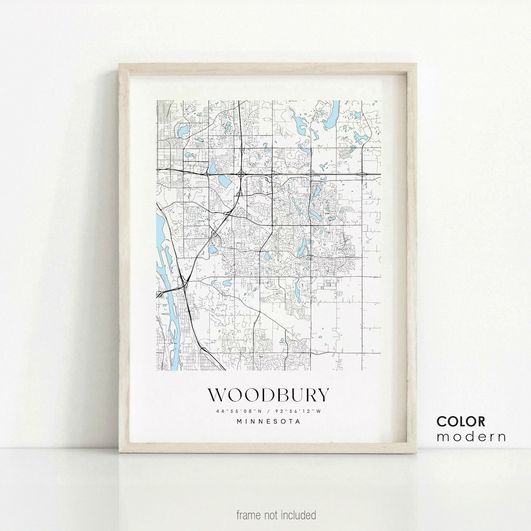 Woodbury Minnesota Map, Woodbury MN Map, Woodbury City Map, Woodbury