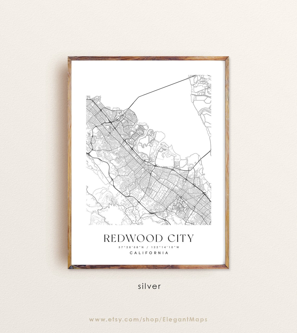 Redwood City California Map Redwood - Il 1140xN.3211921276 1rwa