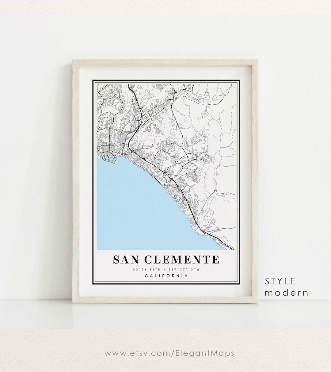 San Clemente California Map, San Clemente CA Map, San Clemente City Map 